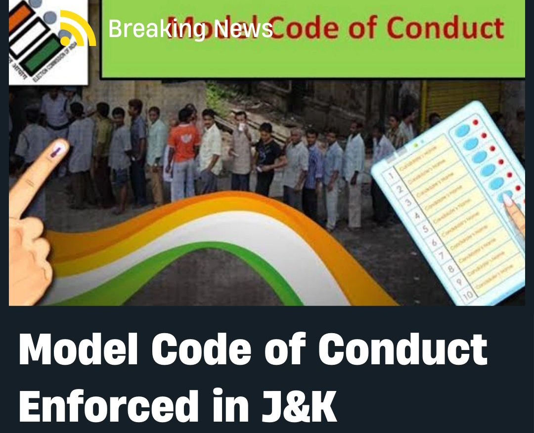 Jammu and Kashmir Enforces Model Code of Conduct check details here 