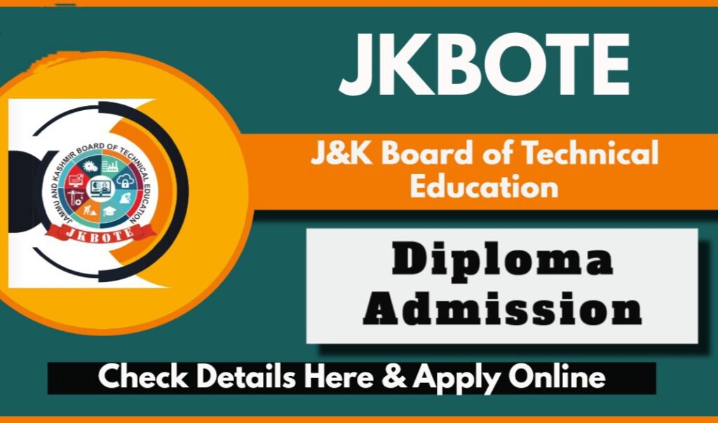 JKBOTE Announces Admissions for Three-Year Diploma Polytechnic Courses