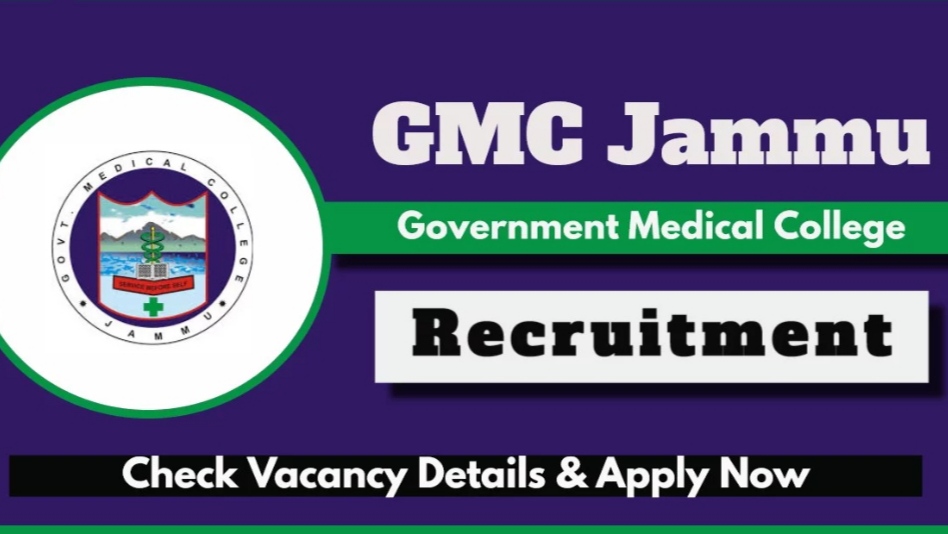 GMC Jammu Recruitment 2024 for various posts, check details
