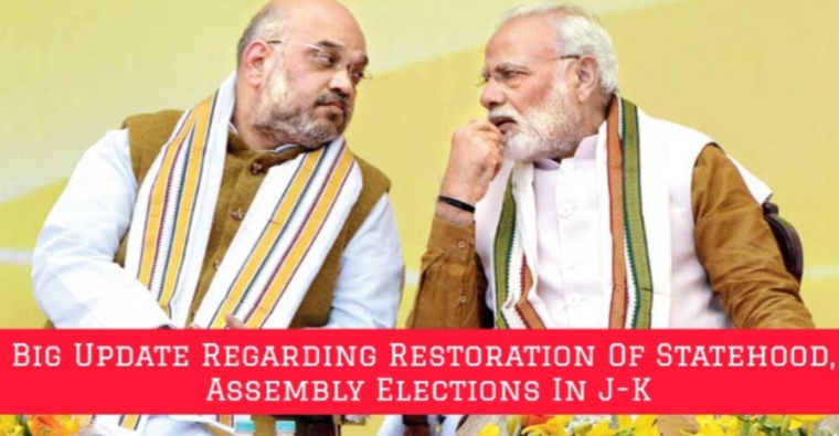 Big Update regarding Restoration Of Statehood, Assembly Elections In JK