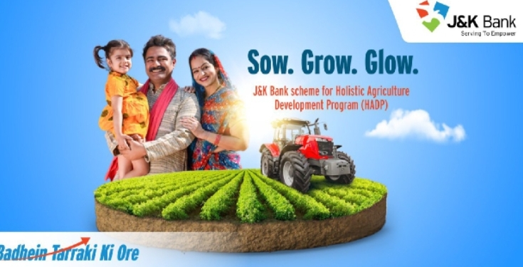 J&K Bank Scheme for Holistic Agriculture Development Program (HADP) - Details Here 
