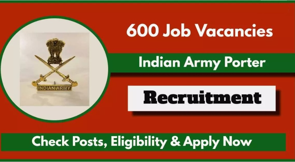 Army Porter Recruitment 2024 in J&K, Check details 