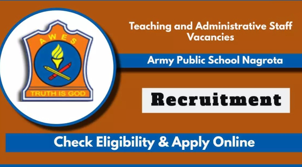 Army Public School Recruitment 2024 Check details and apply