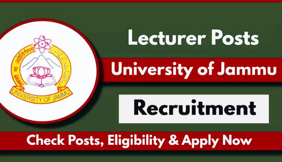Jammu University Lecturer Recruitment 2024: Check posts, eligibilty and apply now