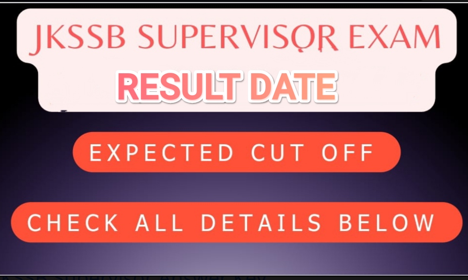 JKSSB Female Supervisor Recruitment 2024:Check expected cut off, result date here