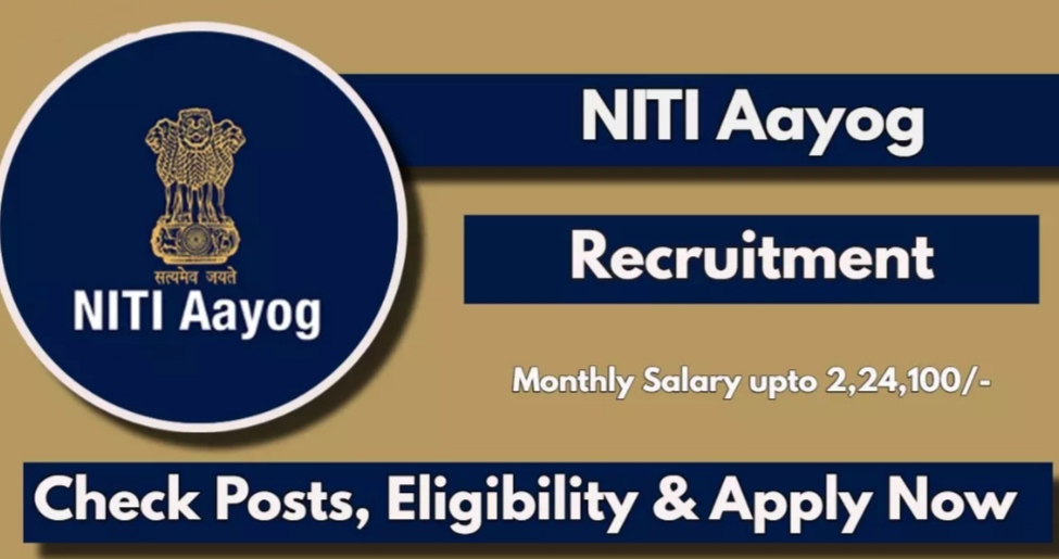 NITI Aayog Recruitment 2024 Notification out check details and apply online