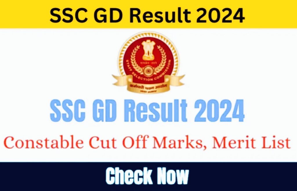 SSC GD Constable Result 2024: Check result date and expected cut off 