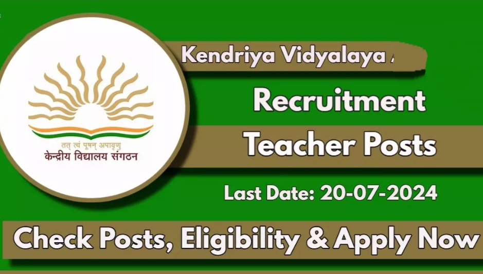 Kendriya Vidyalaya Akhnoor Recruitment 2024 Notification out check details apply online