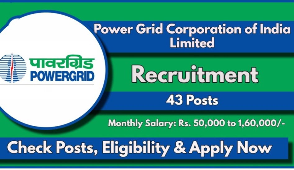 Power Grid Officers Recruitment 2024: Check Eligibilty, Posts and apply online