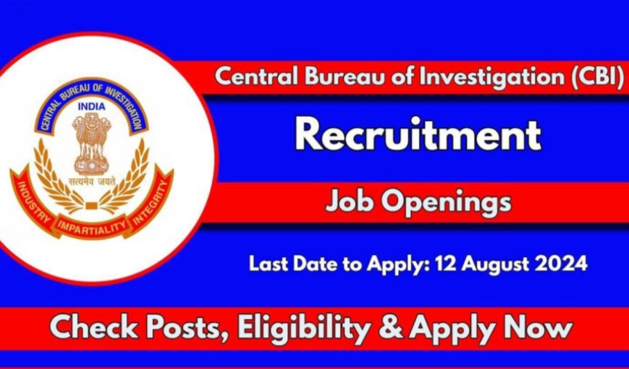 Central Bureau of Investigation (CBI) Recruitment 2024:Check posts Eligibilty 