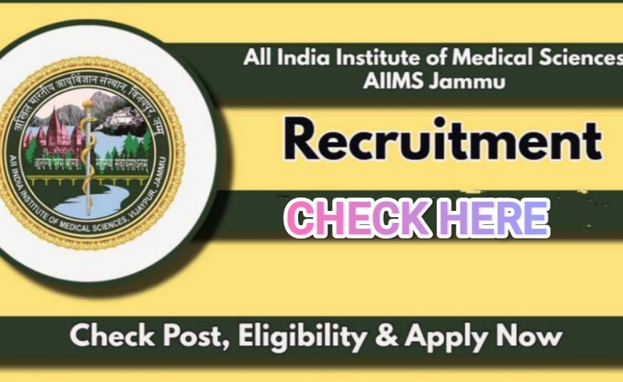 AIIMS Jammu Recruitment 2024,Check posts Eligibilty