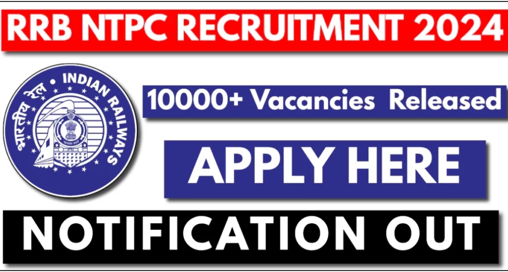 RRB NTPC 10000+ posts check Eligibilty other details and apply online