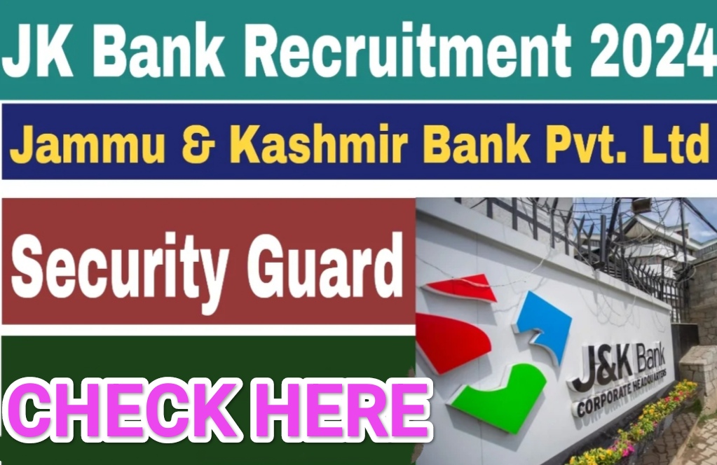 JK Bank Recruitment 2024: Check Eligibilty posts here 