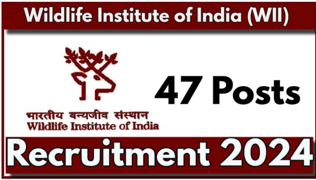 Wildlife Institute of India Recruitment 2024 Notification out Check details